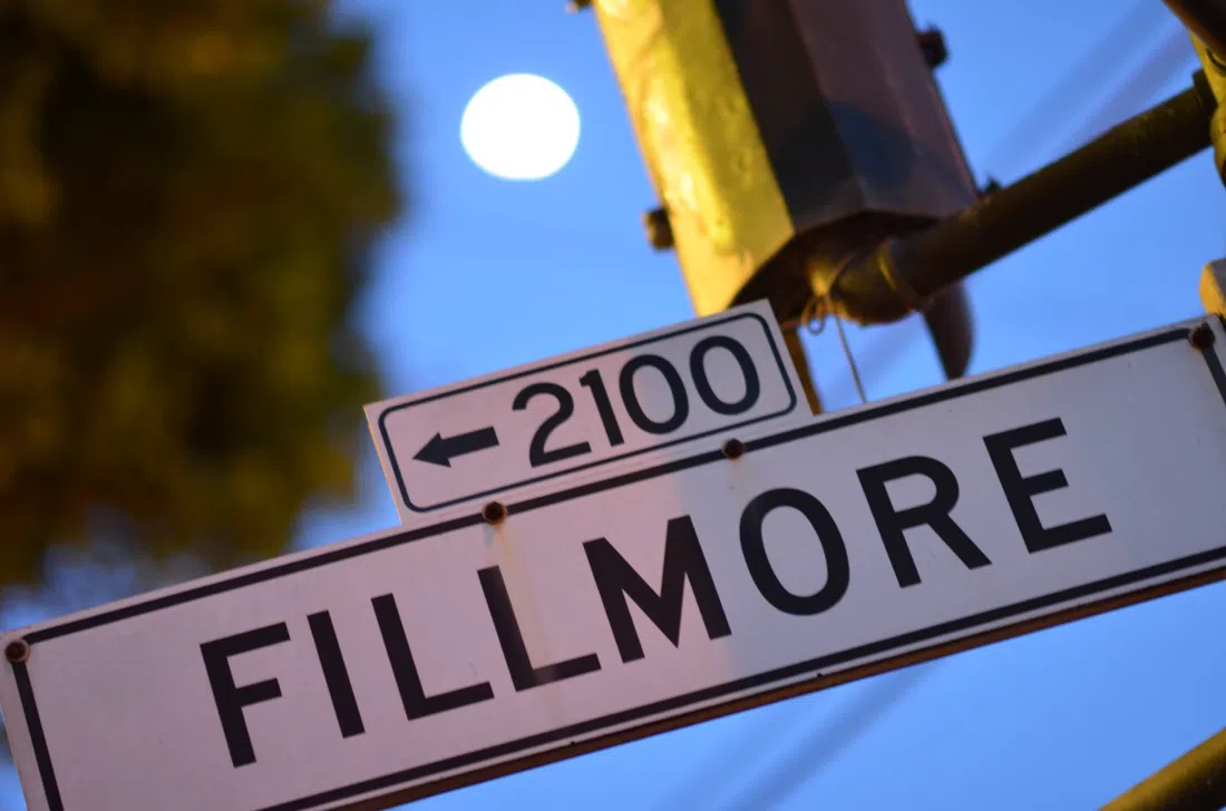 Fillmore Street shopping strip, San Francisco