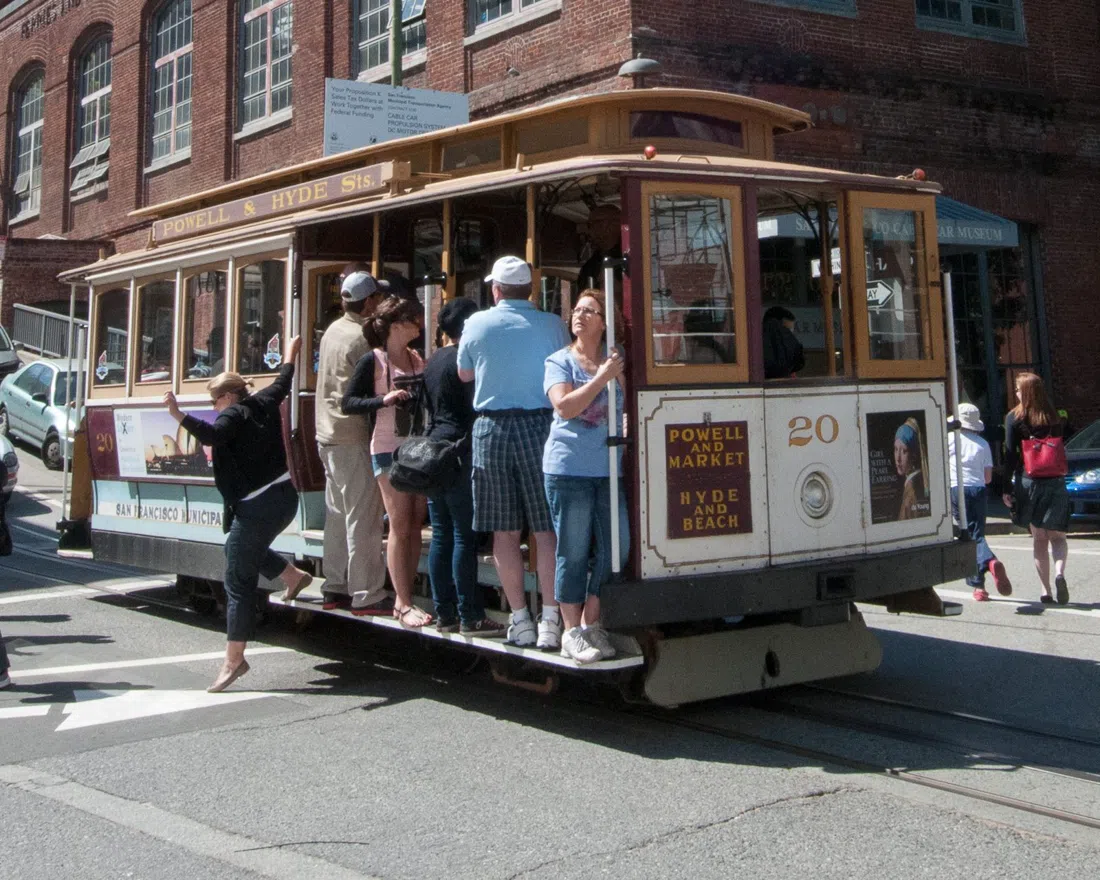 Powell & Market Cable Car Turnaround (Hallidie Plaza), San Francisco