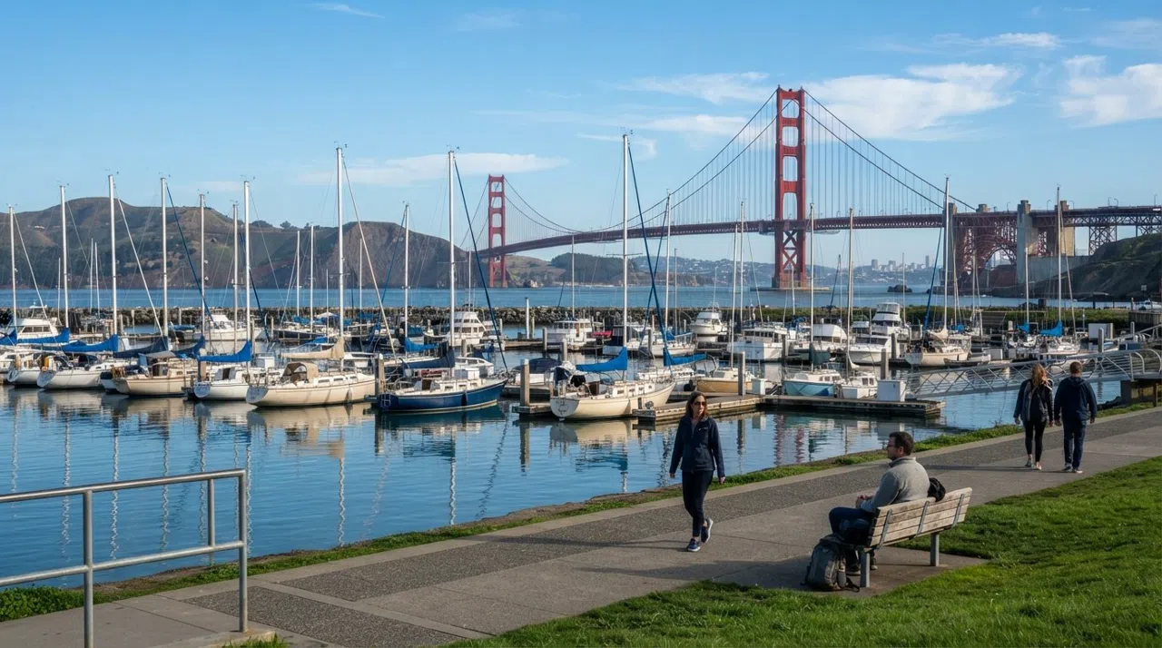 Marina, San Francisco: Vistas de la bahía, calles para brunch y un paseo al puente