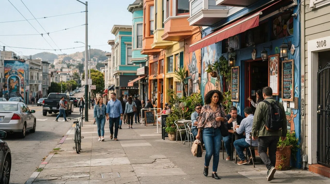 Distrito Misión, San Francisco: burritos, murales y calor nocturno