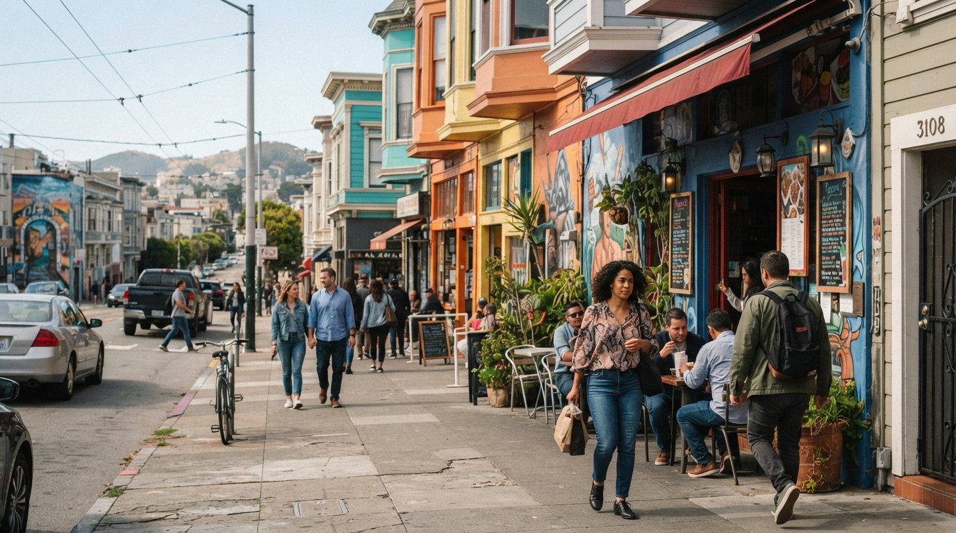 Mission District, San Francisco: burritos, murals and late-night heat